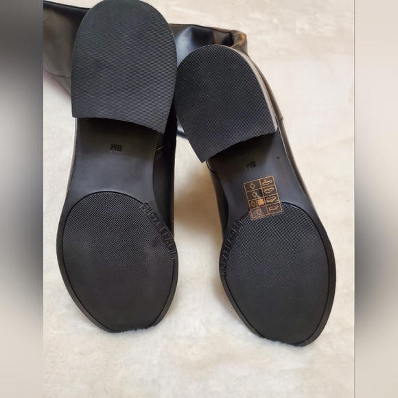 Michael Kors Leather Round Toe Knee High Boots Size 8 - Picture 11 of 16